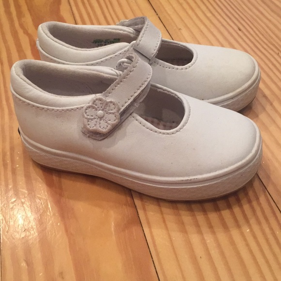 keds white velcro shoes
